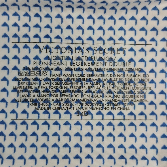 Victoria's Secret Lightly Lined Plunge Bra - Picture 3 of 5